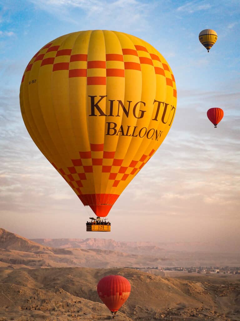 hot air balloon flight Luxor