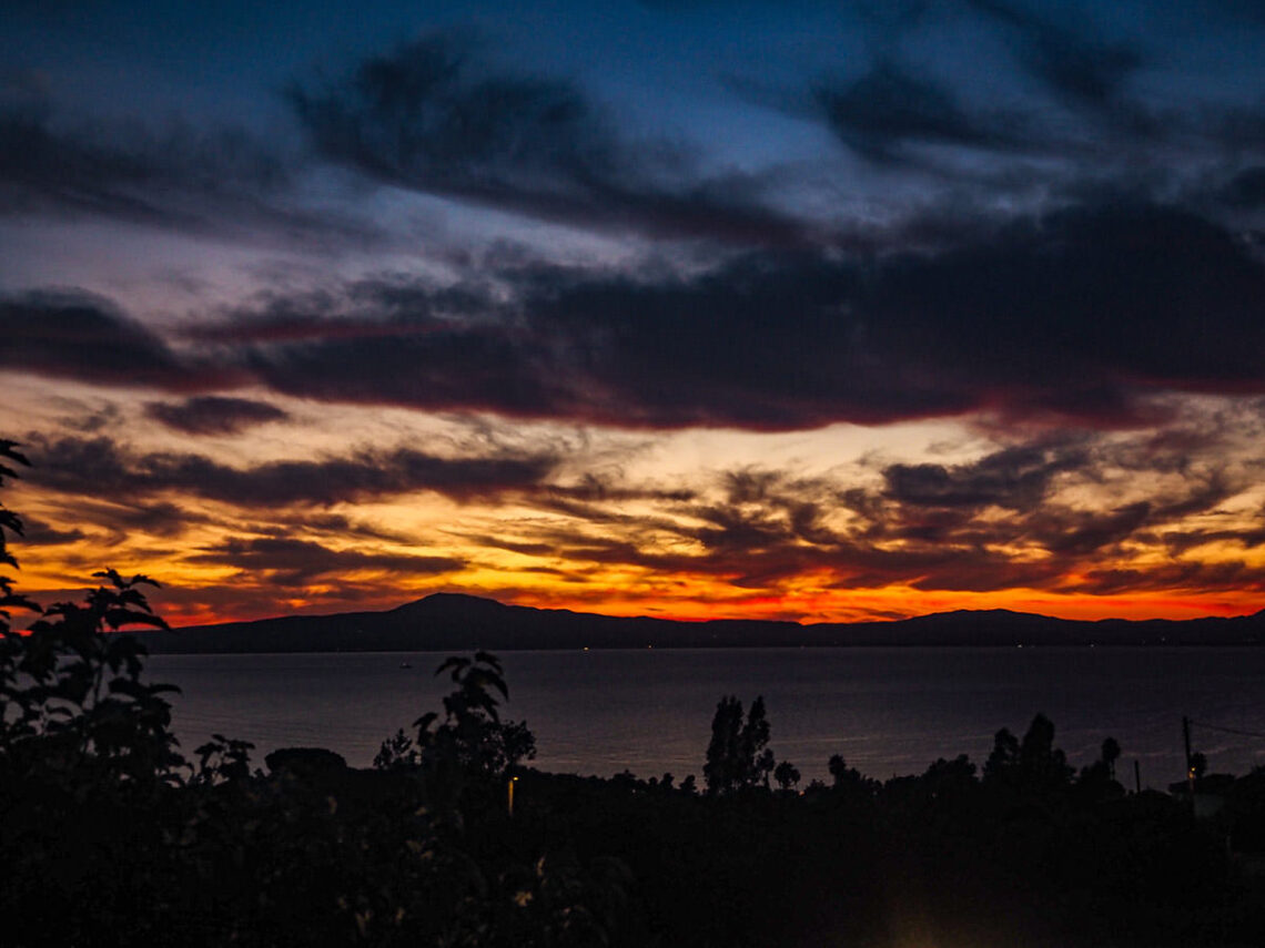 Greece sunset Peloponnese