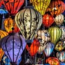 I conic lanterns in Hoi An