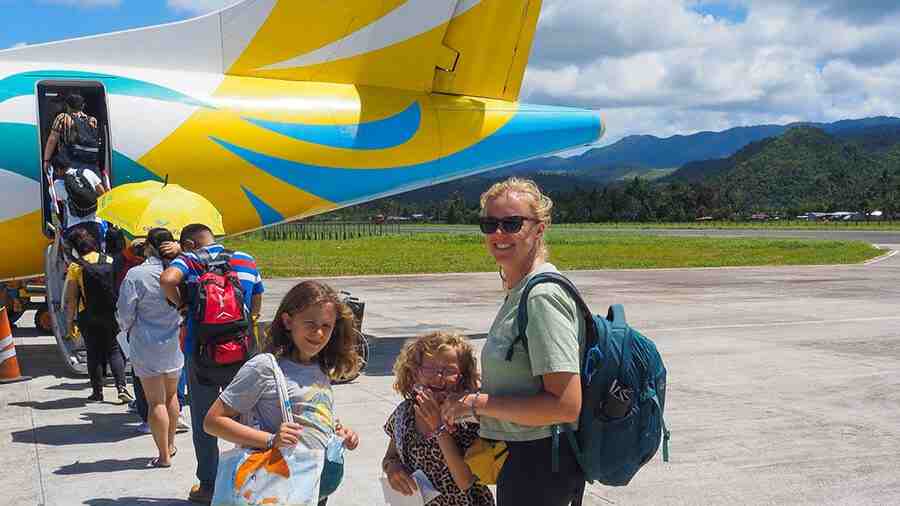 How to survive long haul flight with kids