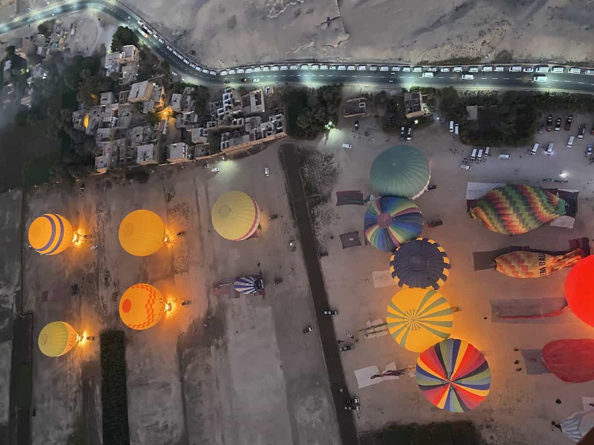 hot air balloon flight Luxor