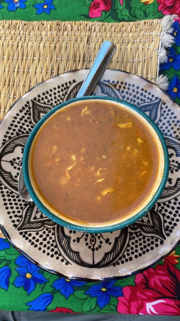 Hariri soup was one of the kids favourite food in Morocco
