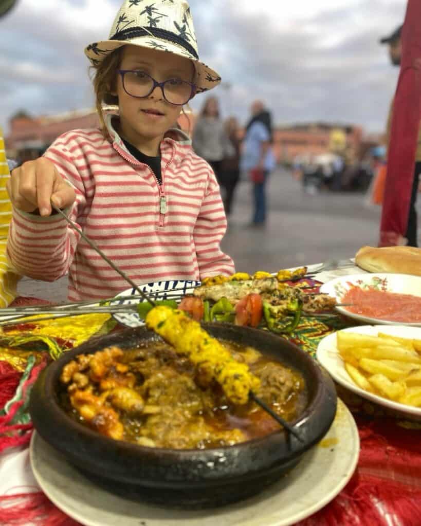 what to eat in Morocco with kids