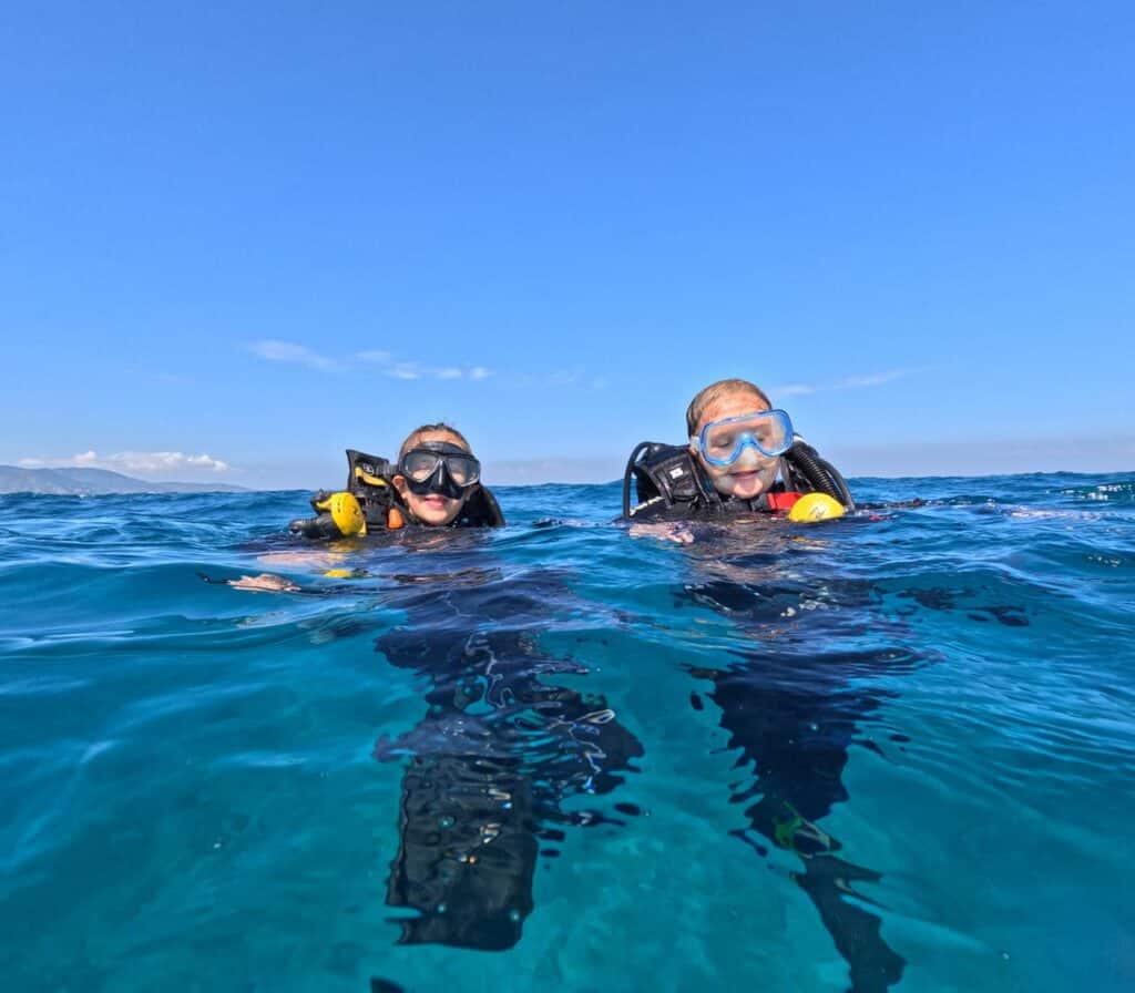 Scuba diving in the Gili islands. Great to spot turtles